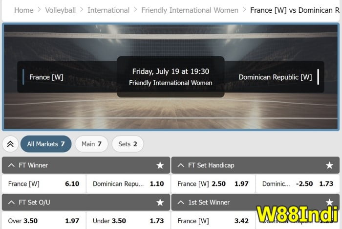 การพนันวอลเลย์บอลและเทคนิคโดยผู้เชี่ยวชาญ x5Bettindi